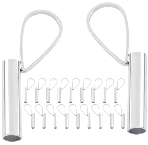 KINCHYGO, 20 Pack Vertical Brooch Pin Converter Convert Brooches to Necklaces Pendants Jewelry Making Charms Adaptor Silver