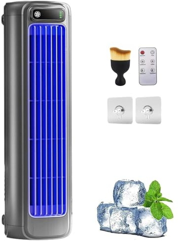 Climatiseur Mural sans Évacuation, Climatiseur Portable avec Minuterie 8H, Système de Climatisation Réversible Froid et Chaud pour Maison, Bureau & Chambre (Flower)