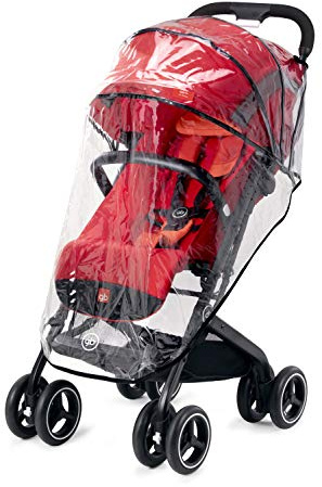 gb Gold Habillage Pluie, Pour Poussettes Qbit+ All-Terrain, Transparent
