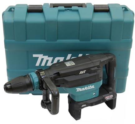 Makita HM002GZ03 Twin 40V Max (80V) Li-ion XGT Brushless SDS-Max Demolition Hammer Supplied in a Carry Case - Batteries and Chargers Not Included