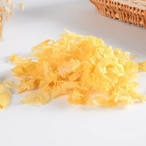 Aplastado Sue Bai Mu Er Hongo de nieve 250g Hongo Blanco Gutian Serpihan Kulat Putih