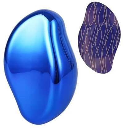 Anomidry pietra depilatoria 2 epilatori di cristallo riutilizzabili for uomini e donne, strumento di esfoliazione fisica e indolore, for schiena braccia gambe gomma magica ( Color : D , Size : 10.7*6.