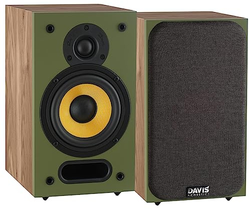 Davis Acoustics Ariane 1 Vert/Chêne Clair - Enceinte Bibliothèque (la Paire)