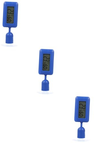 Angoily 3St Reptilien-Hygrometer Aquariumzubehör Blaue Haarperücke für Hunde digitales Thermometer rotierendes Tankthermometer Digitales Reptilienthermometer Leopardenmuster Reptilienkiste