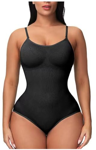SSKHE Bodysuit Femme Shapewear Tank Tops Tummy Control Seamless Waist Trainer Sculpting Body Shaper