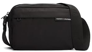 Tommy Hilfiger Herren Element Small Messenger Bag Umhängetasche, Black Repreve