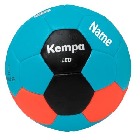 Kempa Sportartikelland Bundle für 1 Handball pink/Aqua Größe 1 + Ballpumpe