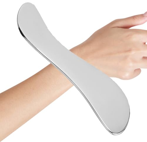 Body Sha Tools - Muscle Scraping Tools Massage Tools | Stainless Steel Muscle Rabraper, Fascia Massage Scraper Tool, Leather Sculpting Tools