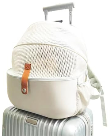 Katzentransportbox, Haustier-Rucksack für Kleine Hunde, Weiche Polsterung Tragetasche für Tierarztbesuche Kurztrips Spaziergänge Reisen Wandern Outdoor