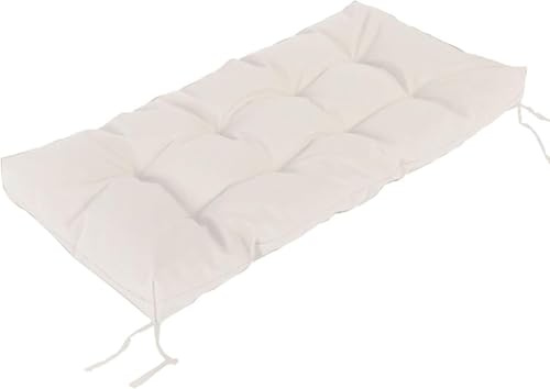 BUAOGDVG 8 cm großes rechteckiges Sitzkissen aus Baumwolle for drinnen und draußen,z. B. for Liegestühle, Garten, Terrasse, Fensterbank, Eingangsbereich, Schaukel oder Patio(Q,80x60cm)