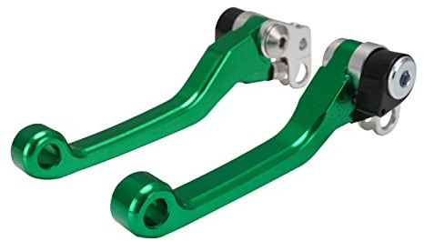 BIUGERCN Motorrad Kupplungshebel Bremshebel, Motorrad Kupplungshebel Bremsgriff CNC Aluminium für Simson S51 Schwalbe S50 S70 Moped Grün