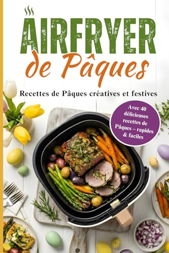 Airfryer de Pâques: Plats printaniers croustillants à la friteuse sans huile – 40 recettes variées pour les fêtes | Rapides et faciles à préparer pour chaque jour et pour toute la famille