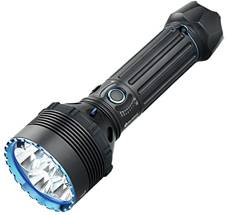 OLIGHT X9R MARAUDER Lampe Torche Super Puissante 25,000 Lumens 630 Mètres Garantie de 10 Ans Avec 6 LEDs de Haute de Gamme 8 Modes Intensité d'illumination