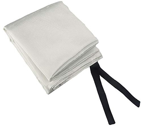 Fiberglas-Feuerlöschdecke – feuerfeste Schweißdecke für Notfälle, Feuerbekämpfung, Schutz-Lötmatte (weiß, 1,8 x 1,2 m)
