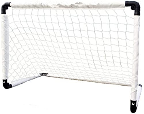 ZHEYANG Fußball Tor Fussball Tor Torwand Home Indoor Frame Outdoor Folding Bewegliches Tragbares Training Kindergarten Sport Türrahmen Model:G01106(Color:White;Size:90x60x60cm)