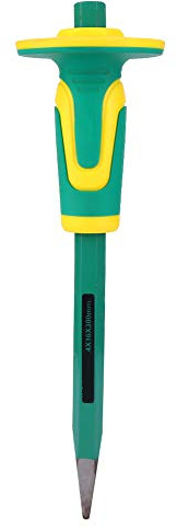 Cincel CR V CR V 30 x 90 x 280 mm Acero Cincel de piedra forjada fina con mango antideslizante antichoque para instalador