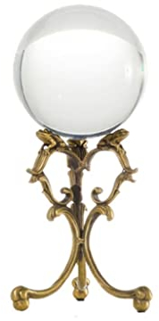 Kristallkugel Dekokugel Desktop Kupfer Kristallkugel Transparente Ornamente Büro Wohnzimmer Transferball Ball High-End Glückliche dekorative Ornamente Blickende Weissagung oder Feng Shui ( Color : A )