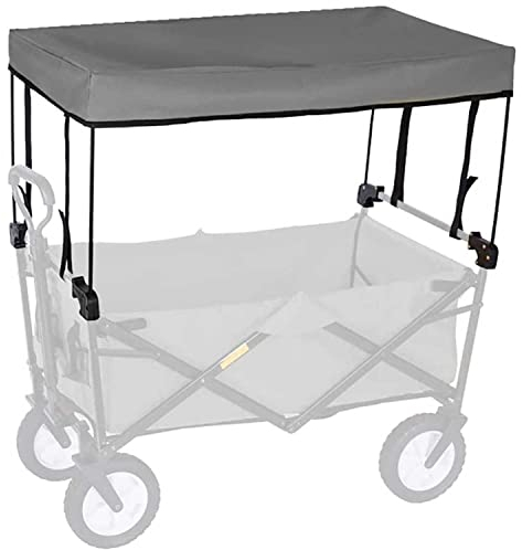 TMXK Dach fr Bollerwagen - Faltbare Markise Baldachin fr Gartenanhnger Handwagen, Zum Einkaufen Camping