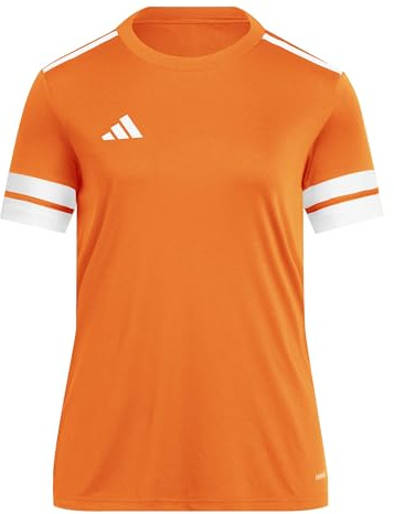 adidas Damen Squadra25 Jersey Short Sleeve Shirt, Team orange/White, S