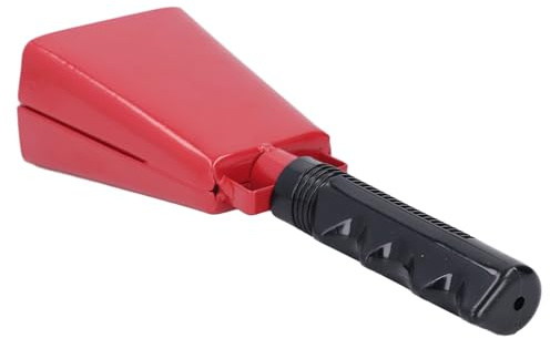 Kuhglocken-Geräuschmacher, PVC-Griff, Jubelglocke, Weiche Handschlaufe, Ideal für Sportveranstaltungen, Hochzeiten, Konzerte
