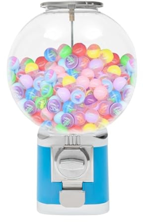 Distributeur Automatique De Capsules, Machine Gachapon À Pièces De Bonbons Gumball Avec 200 Balles, Distributeur De Balles De Jouets For De 22 À 32 Mm, Distributeur De Capsules Rondes Rebondissantes(B