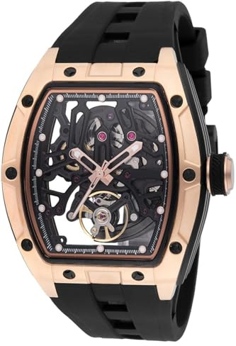 Invicta S1 Rally 49032 Herrenuhr - Automatisches Uhrwerk - Edelstahl mit schwarzem Zifferblatt - 44 mm