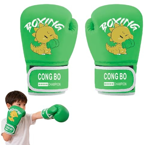 Boxningshandskar barn: boxningshandskar för barn 4 till 12 år, ungdomslådor träningshandskar unisex, PU-läder barn sparring box handskar för boxningssäck, kickboxning, MMA, Muay Thai