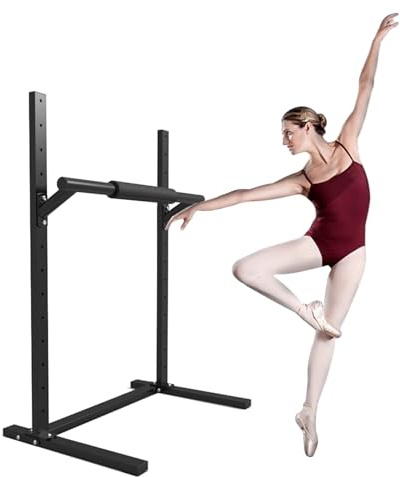 Barra de Ballet portátil con Agarre de Espuma, Altura Ajustable de 0,65 a 3,41 pies, Ideal para Entrenamiento en casa, Gimnasio, estiramientos y Baile.