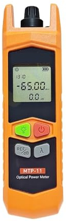 SEVEQIS Tester fibra ottica, Kit di strumenti for fibra ottica Misuratore potenza in Mini -70～+6dbm in 800~1700nm