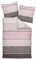 Janine 65016 Davos - Biancheria da letto in flanella, 135 x 200 cm + 80 x 80 cm, colore: Viola