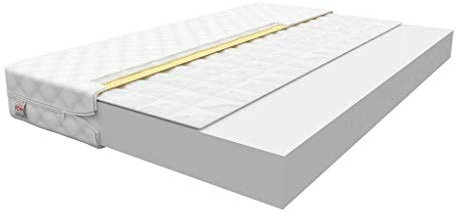 FDM Baby Care Kindermatratze 80 x 160 cm Babymatratze 9 cm Höhe Kinderbettmatratze H2 Härtegrad Polyurethanschaum mit Buchweizenfüllung Babybettmatratze Zweiseitig