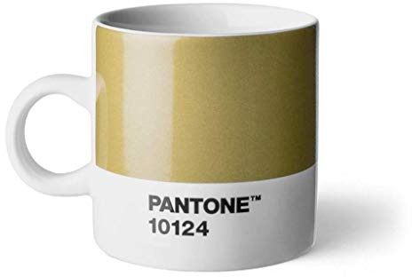 Pantone 18007 Espressotasse, Porzellan, Gold