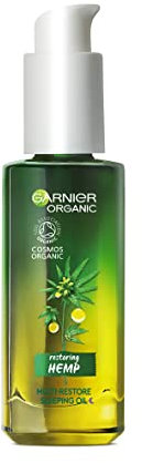 Garnier Organic Hemp Multi-Restore Facial Night Sleeping Oil 30ml