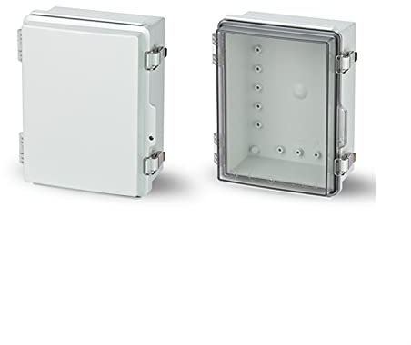 DLRSET Abzweigkasten, 1 stücke Outdoor wasserdichte Anschlusskasten mit Schloss, transparent Verteilerbox Überwachung Power Box Indoor- und Outdoor-Verkabelungsbuchse