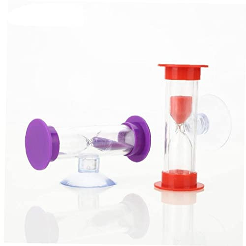 Froiny Sand Timer with Suction Cup Sandglass Sand Clock Timers for Classroom Game Home Office Toothbrush Timer for Children Kids