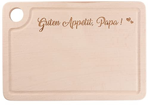 Spruchreif | Schneidebrett aus Holz | Schneidebrett mit Gravur und Griffloch | Geschenke für Eltern | Schneidebrett mit Eierhalter | Geschenk zum Vatertag | Geschenk für Papa