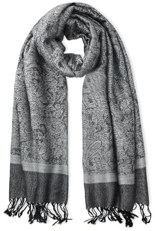 vimate Paisley Pashmina Schal Wrap Stola Soft Silky Jacquard Pashminas Wrap für Abendkleid Reisen Shawl