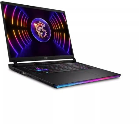 msi Raider GE78 HX 17.3 QHD+ Gaming Laptop | Intel i9-13980HX 24 Core CPU | 32GB DDR5-5600MHz RAM | 2TB M.2 NVMe PCIe SSD | Nvidia GeForce RTX 4080 | Windows 11 | Black