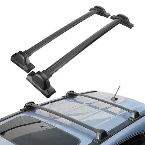 Roof Rack for Honda CRV 2007 2008 2009 2010 2011 160lbs Capacity Aluminum Crossbars Canoe Bike Kayak Snowboard Skiboard Cargo Carrier Bag on the