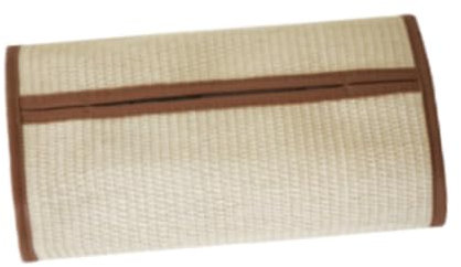 Baoblaze Gewebte Taschentuchbox, Taschentuchhalter, rechteckige Taschentuch-Aufbewahrungsbox, Organizer, Taschentuch-Etui für Büro, Bauernhaus, Tisch, Braun