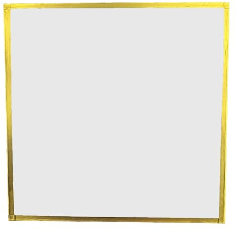 Blank Art Cards with Gold & Silver Borders for Signatures, Set of 10 Display Cards for Anime & Cosplay Events