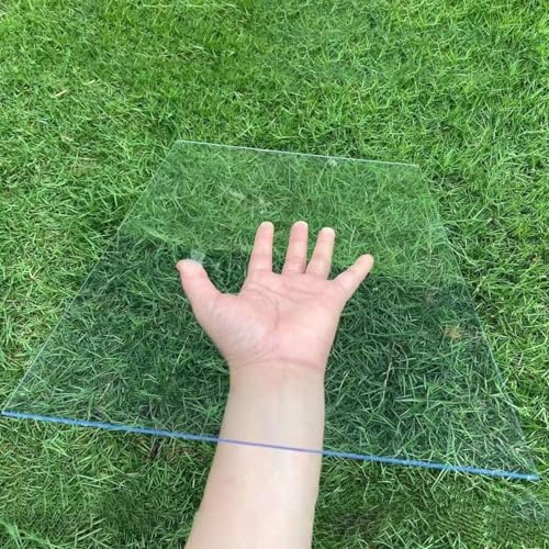 ZIGTUEI Lámina para Techos De Policarbonato, Placas De Policarbonato para Techos, Rollo De Paneles para Tejado 1mm, para Invernadero, Marquesina, Cochera(50x60cm/19.7x23.6in)