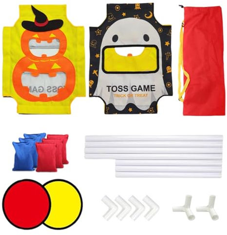 Juego De Lanzamiento De Bolsas Al Aire Libre - Juego Terrorífico De Lanzamiento De Bolsas Fiesta Halloween | Juguetes Interactivos Actividades Deportivas Divertidas Para Aula Playa Familia Sala Escuel
