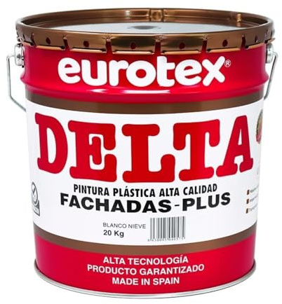 EUROTEX Pintura exterior Delta Fachadas Plus color Café con Leche, Formato - 20 kg.