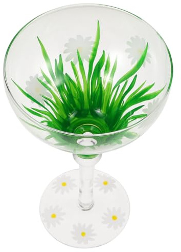 SOIMISS Verre à Vin Délicat Avec Pied Motif Marguerite Accessoire Pour Cocktail Et Vin