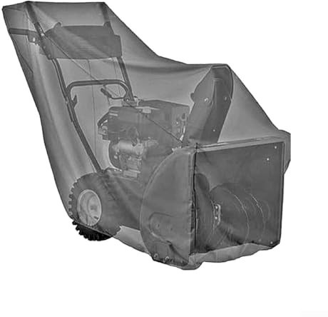 Yuanpgky Cubierta para soplador de nieve para equipos eléctricos al aire libre, impermeable, resistente, tela Oxford 210D, protección para patio y jardín, compatible con la mayoría de los modelos