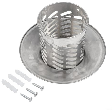 Yhenlovtt 80mm（3inch）, 304 Stainless Steel Chimney Cap for Roof Pipe Ventilation, Exterior Wall Fresh Air Outlet and Exhaust Hood, Umbrella Design for Rain and Debris Protection