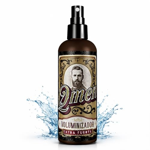 QMEN Sea Salt Spray Hombre 250ml Fijación Extra Fuerte | Spray Sal Marina para Cabello con Volumen y Textura Natural | Efecto Playa y Acabado Mate | Fijación Extra Fuerte de Larga Duración