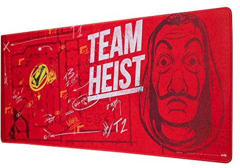 Grupo Erik Alfombrilla ratón La casa de Papel - Alfombrilla Gaming - Mousepad XXL/Alfombrilla XXL - Alfombrilla Escritorio - Tapete Escritorio - Alfombrilla ratón Ideal Accesorio Gamer