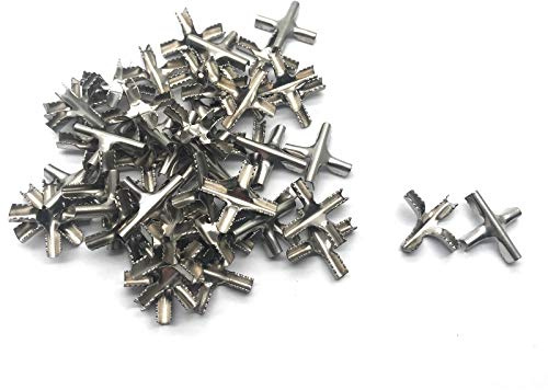 NGe 2mm Steel Wire Cross Buckle, Wire Rope Cross Buckle, 50PCS, Stainless Steel